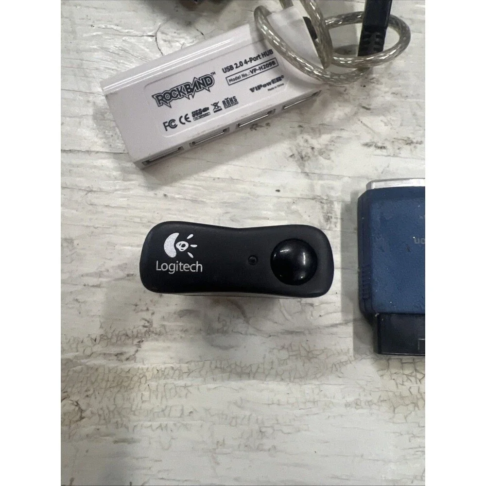 Nintendo Super Pad Sing Star MicrophonePS2 And 1 USB Plug Adaptor Untested Othe